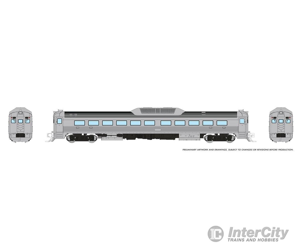 Rapido 516095 N Budd Rdc-1 (Phase 2) (Dc/Silent): Painted Unlettered Locomotives