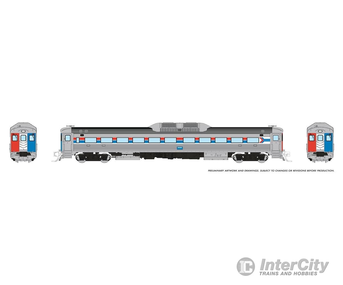 Rapido 516501 N Budd Rdc-1 (Phase 1) (Dc/Dcc/Sound): Amtrak - Ph Ii Locomotives