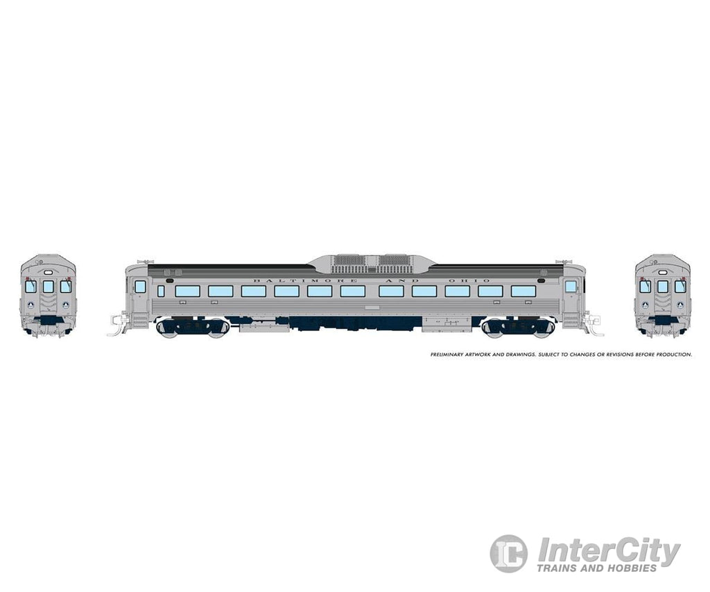 Rapido 516503 N Budd Rdc-1 (Phase 1) (Dc/Dcc/Sound): Baltimore & Ohio Locomotives