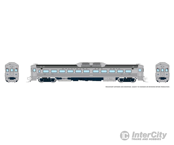Rapido 516503 N Budd Rdc-1 (Phase 1) (Dc/Dcc/Sound): Baltimore & Ohio Locomotives