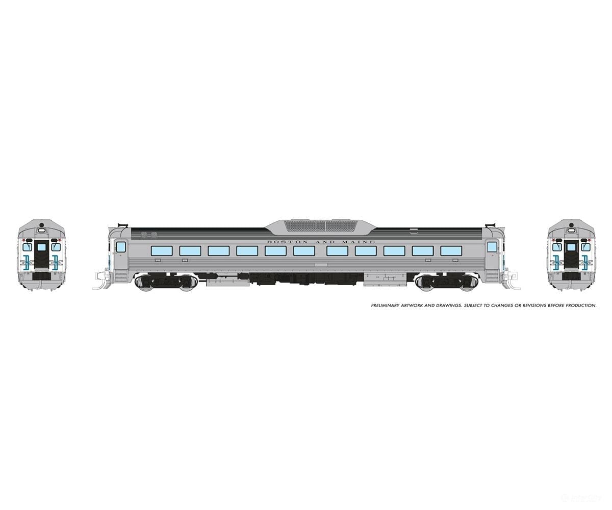 Rapido 516504 N Budd Rdc-1 (Phase 2) (Dc/Dcc/Sound): Boston & Maine - Mcginnis Locomotives