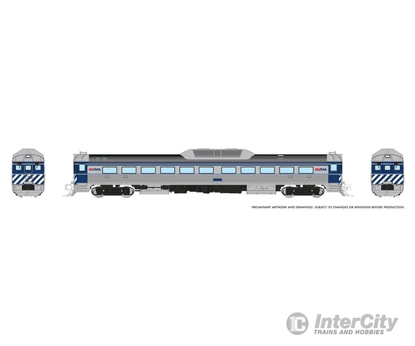 Rapido 516505 N Budd Rdc-1 (Phase 2) (Dc/Dcc/Sound): Bc Rail - Blue Locomotives
