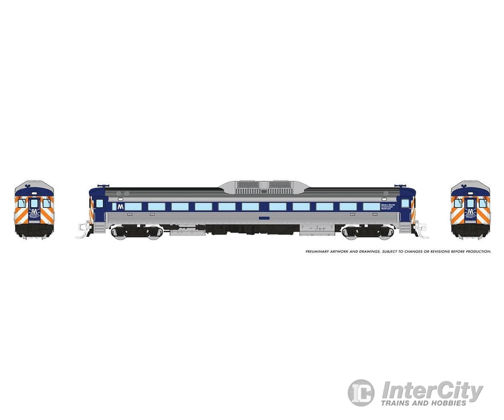 Rapido 516508 N Budd Rdc-1 (Phase 1) (Dc/Dcc/Sound): Mta Metro North Locomotives