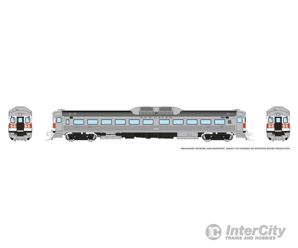 Rapido 516509 N Budd Rdc-1 (Phase 1) (Dc/Dcc/Sound): New Haven - Mcginnis Locomotives