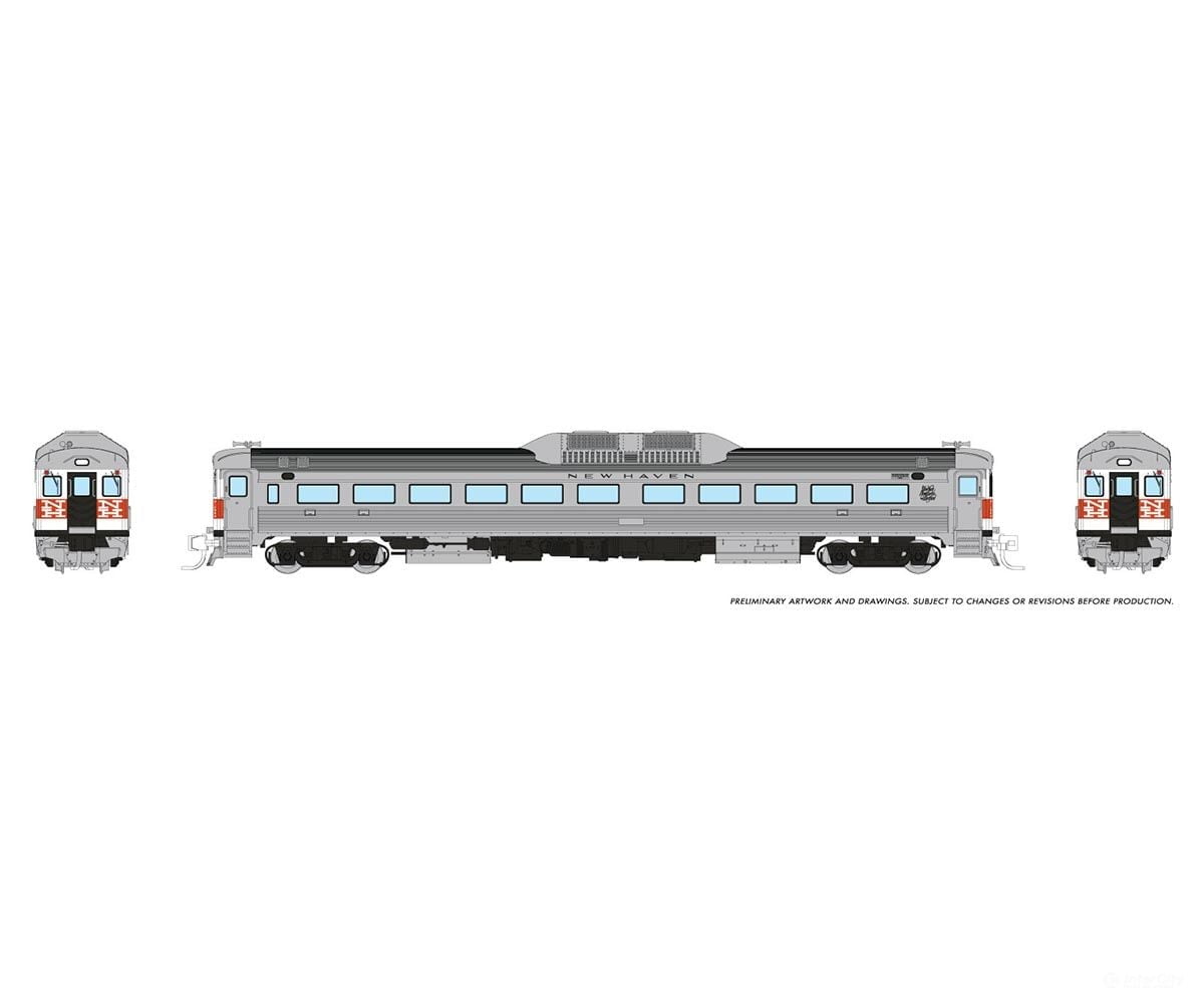 Rapido 516509 N Budd Rdc-1 (Phase 1) (Dc/Dcc/Sound): New Haven - Mcginnis Locomotives