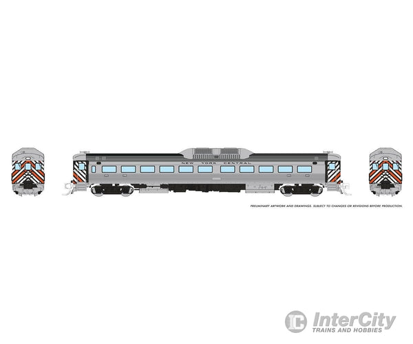 Rapido 516510 N Budd Rdc-1 (Phase 1) (Dc/Dcc/Sound): New York Central - Stripes Locomotives
