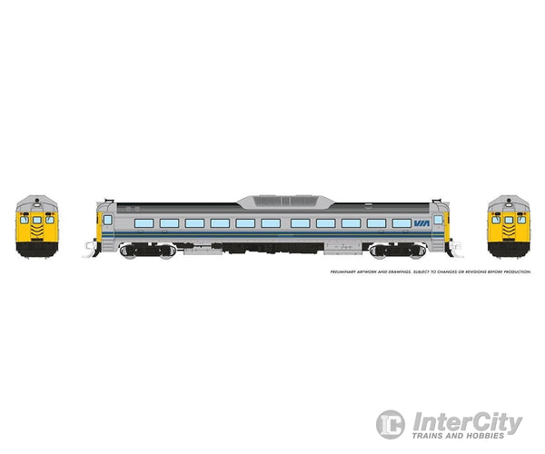 Rapido 516513 N Budd Rdc-1 (Phase 2) (Dc/Dcc/Sound): Via Rail - Early Locomotives