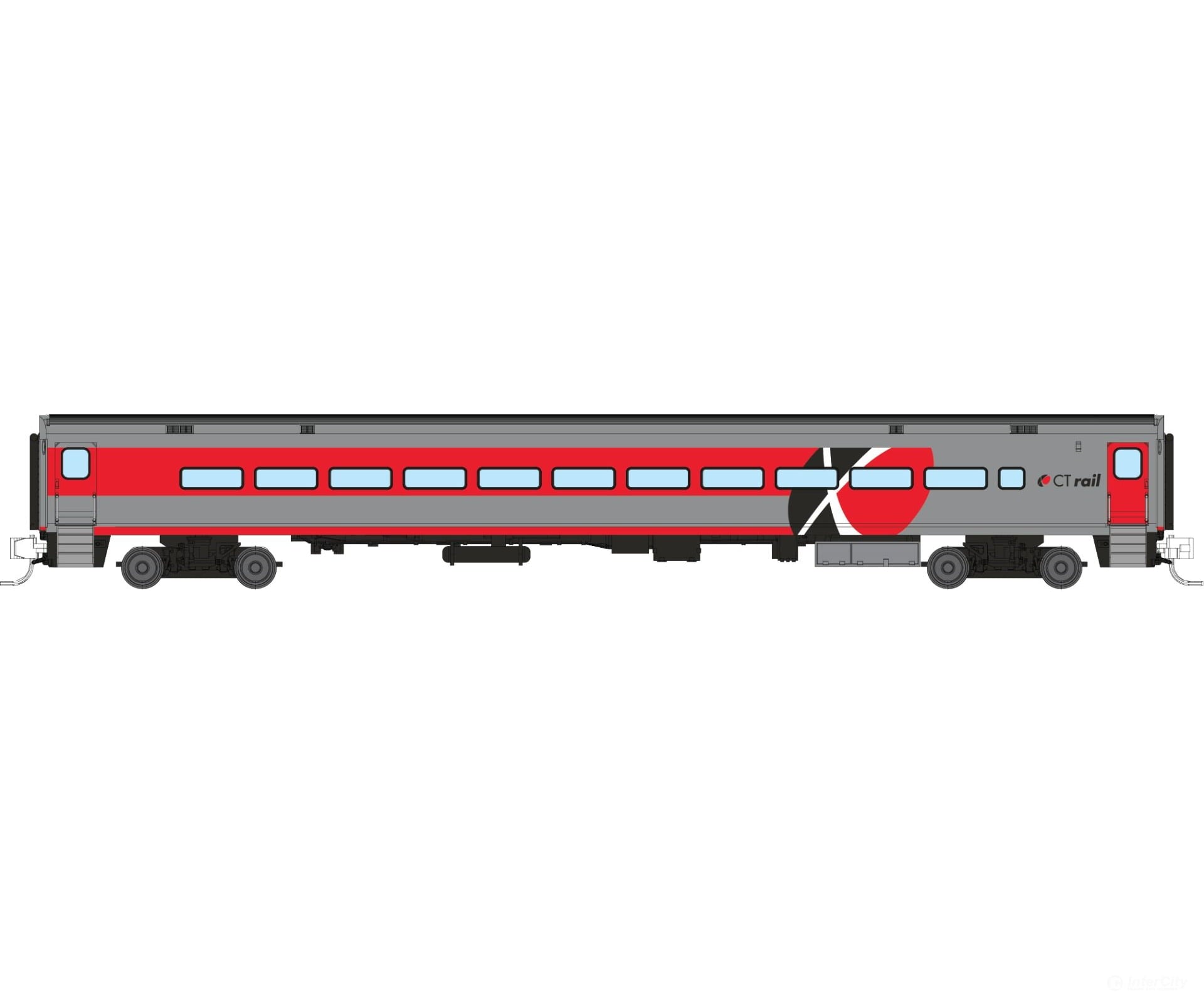 Rapido 528056 N Comet Car: CTrail Connecticut: Coach - Passenger Cars
