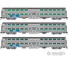 Rapido 545008 N Gallery Commuter Car: Metra - Bnsf: Set #3 (Coaches: 763 778 820) Passenger Cars