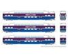 Rapido 546002 N Bilevel Commuter Car: Ace - Early: Set #2 (Cab: 3308 Coaches: 3215 3219) Passenger