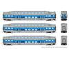 Rapido 546005 N Bilevel Commuter Car: Amt Montreal: Set #2 (Cab: 2003 Coaches: 2021 2035) Passenger