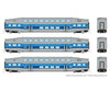 Rapido 546006 N Bilevel Commuter Car: Amt Montreal: Set #3 (Coaches: 2020 2028 2033) Passenger Cars