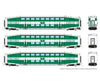 Rapido 546014 N Bilevel Commuter Car: Go Transit: Set #2 (Cab: 213 Coaches: 2211 2240) Passenger