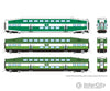 Rapido 546016 N Bilevel Commuter Car: Go/Metrolinx: Set #1 (Cab: 255 Coaches: 2808 2844) Passenger