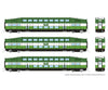 Rapido 546018 N Bilevel Commuter Car: Go/Metrolinx: Set #3 (Coaches: 2002 2065 2079) Passenger Cars