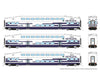Rapido 546019 N Bilevel Commuter Car: Metrolink - As Delivered: Set #1 (Cab: 632 Coaches: 188 203)