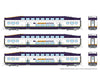 Rapido 546033 N Bilevel Commuter Car: West Coast Express: Set #3 (Coaches: 302 303 307) Passenger