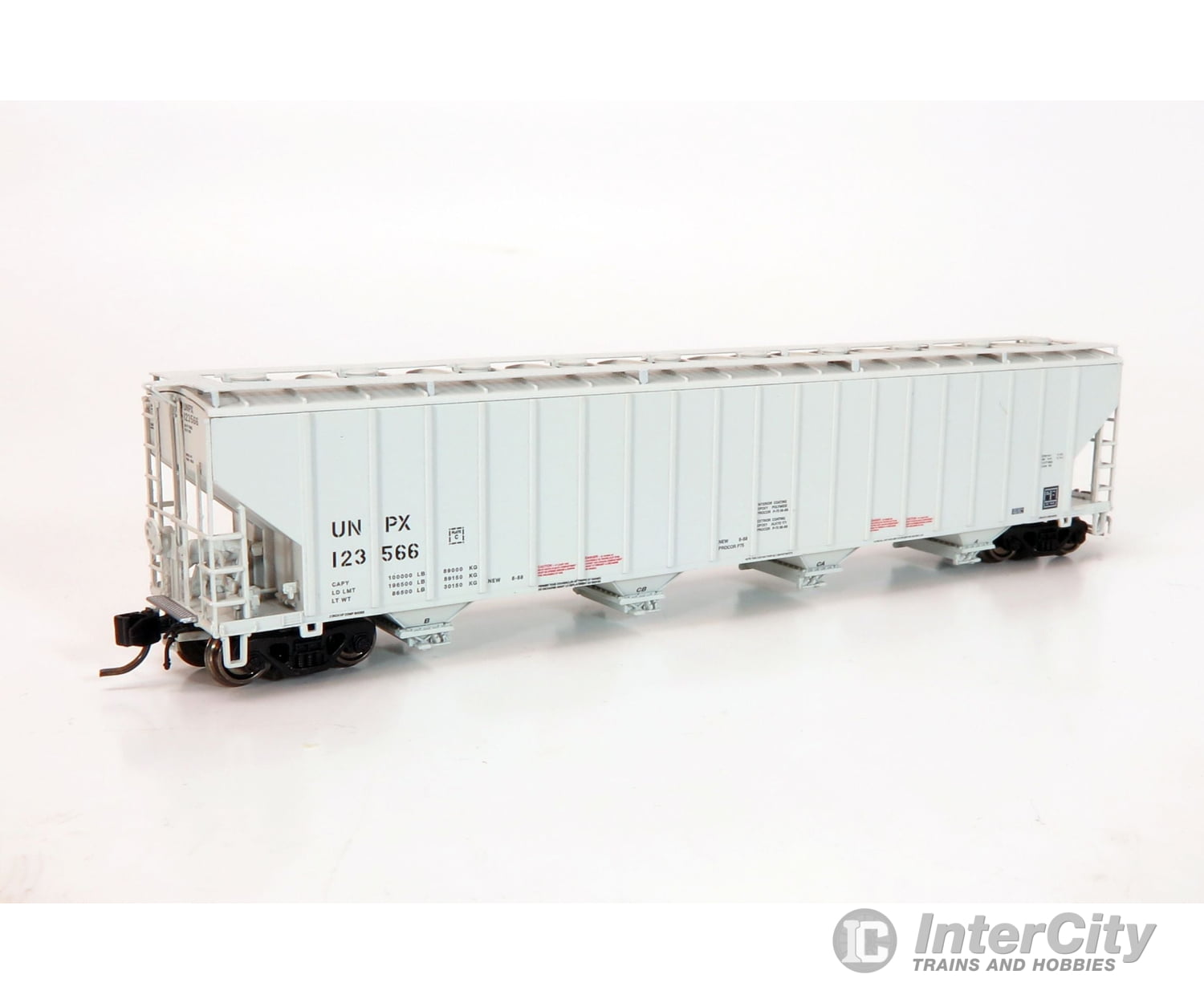 Rapido 560007 N Procor 5820 Covered Hopper: Unpx - No Logo: 6-Pack