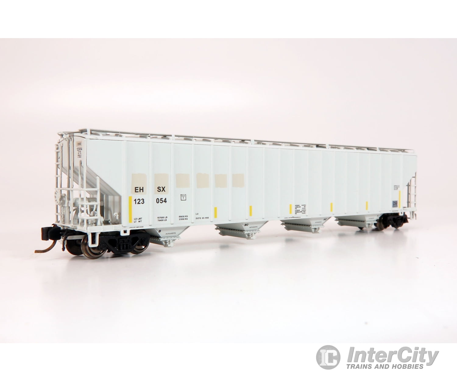 Rapido 560009 N Procor 5820 Covered Hopper: Ehsx (Essex Hybrid): 3-Pack