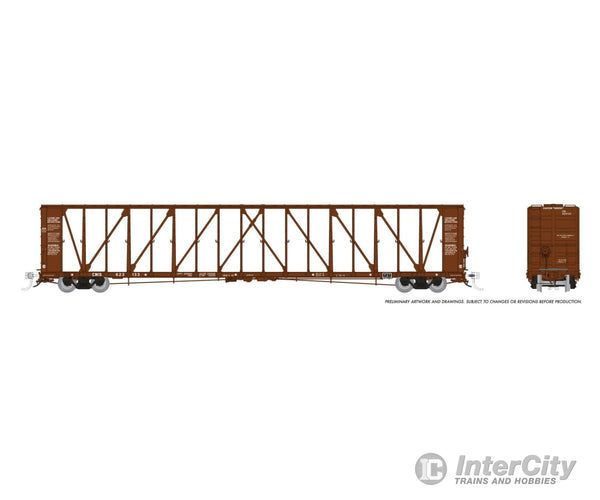 Rapido 562010A N NSC Centerbeam Flatcar: CNIS - Brown: Single Car Freight Cars