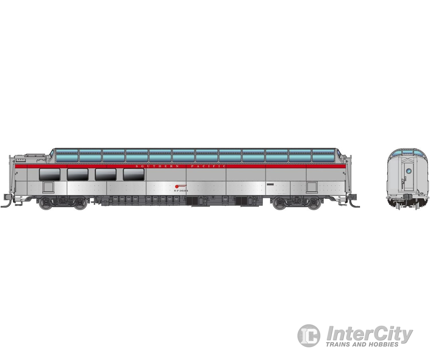 Rapido 575010 N Sp Dome-Lounge W/Flat Sides: - General Service: #3604 Passenger Cars