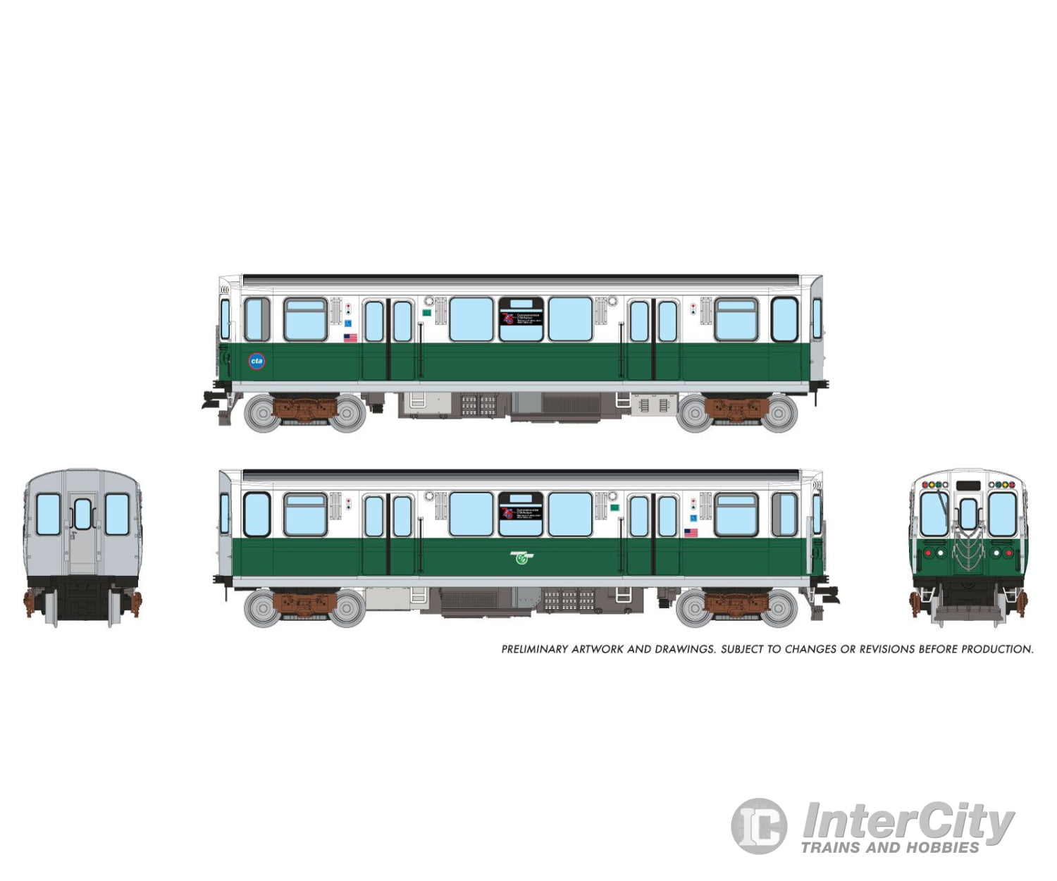 Rapido 588006 N CTA 2600-series L 2-Car Pair (DC/Silent): Work Motor Scheme