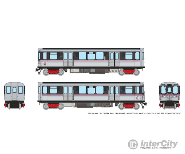 Rapido 588501 N CTA 2600-series L 4-Car Set (DC/DCC/Sound): As Delivered Scheme