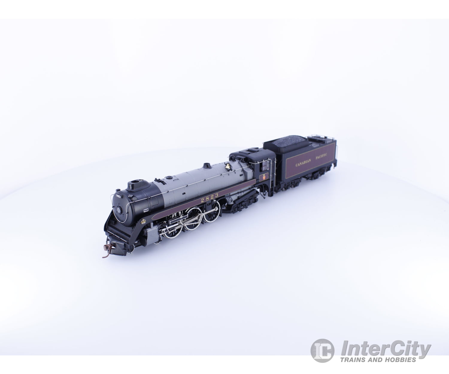 Rapido 600502 HO Royal Hudson H1c Coal Tender Steam Loco Un-Run Like New Rare Canadian Pacific (CP) 2823 DCC & Sound