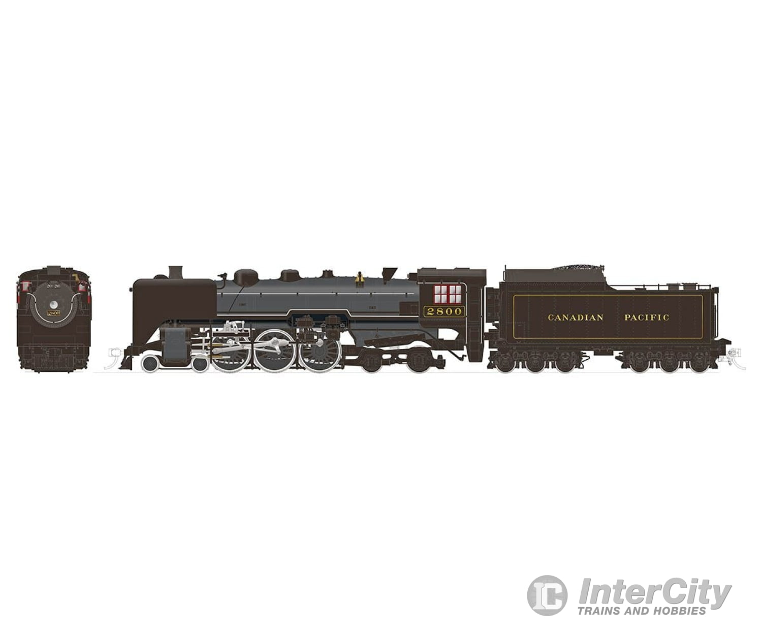 Rapido 601003 Ho H1B 4-6-4 Hudson (Dc/Silent): Cpr - As Built: Unnumbered Locomotive