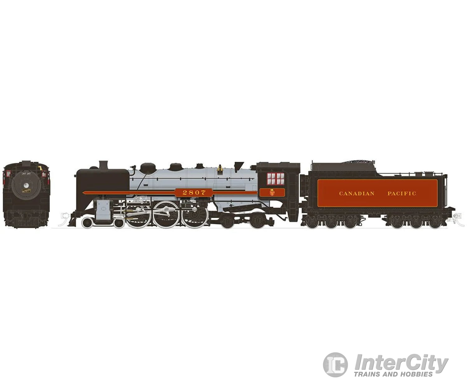 Rapido 601014 Ho H1B 4-6-4 Hudson (Dc/Silent): Cpr - Beaver Shield: Unnumbered Locomotive