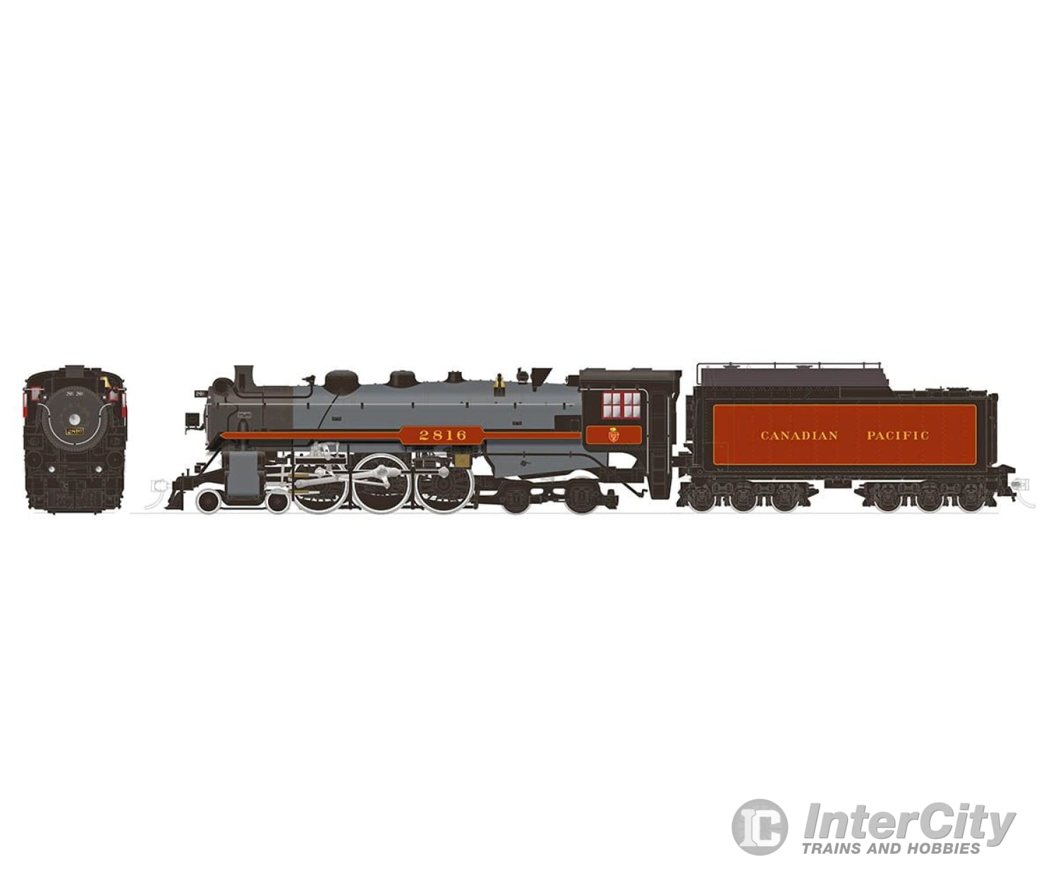 Rapido 601516 Ho H1B 4-6-4 Hudson (Dc/Dcc/Sound): Cpr ’Empress’: #2816 Excursion Locomotive