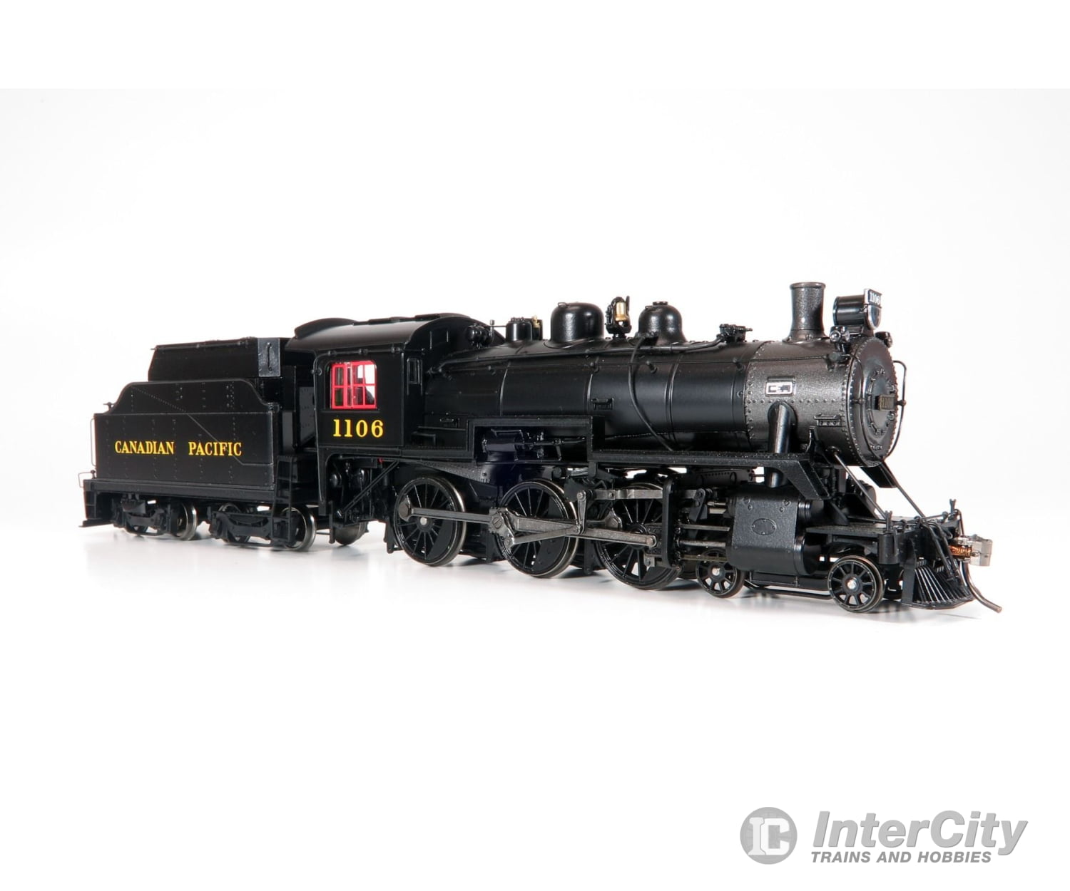 Rapido 602009 Ho Scale D10H Steam Locomotive (Dc/Silent): Cpr #1106 Locomotives