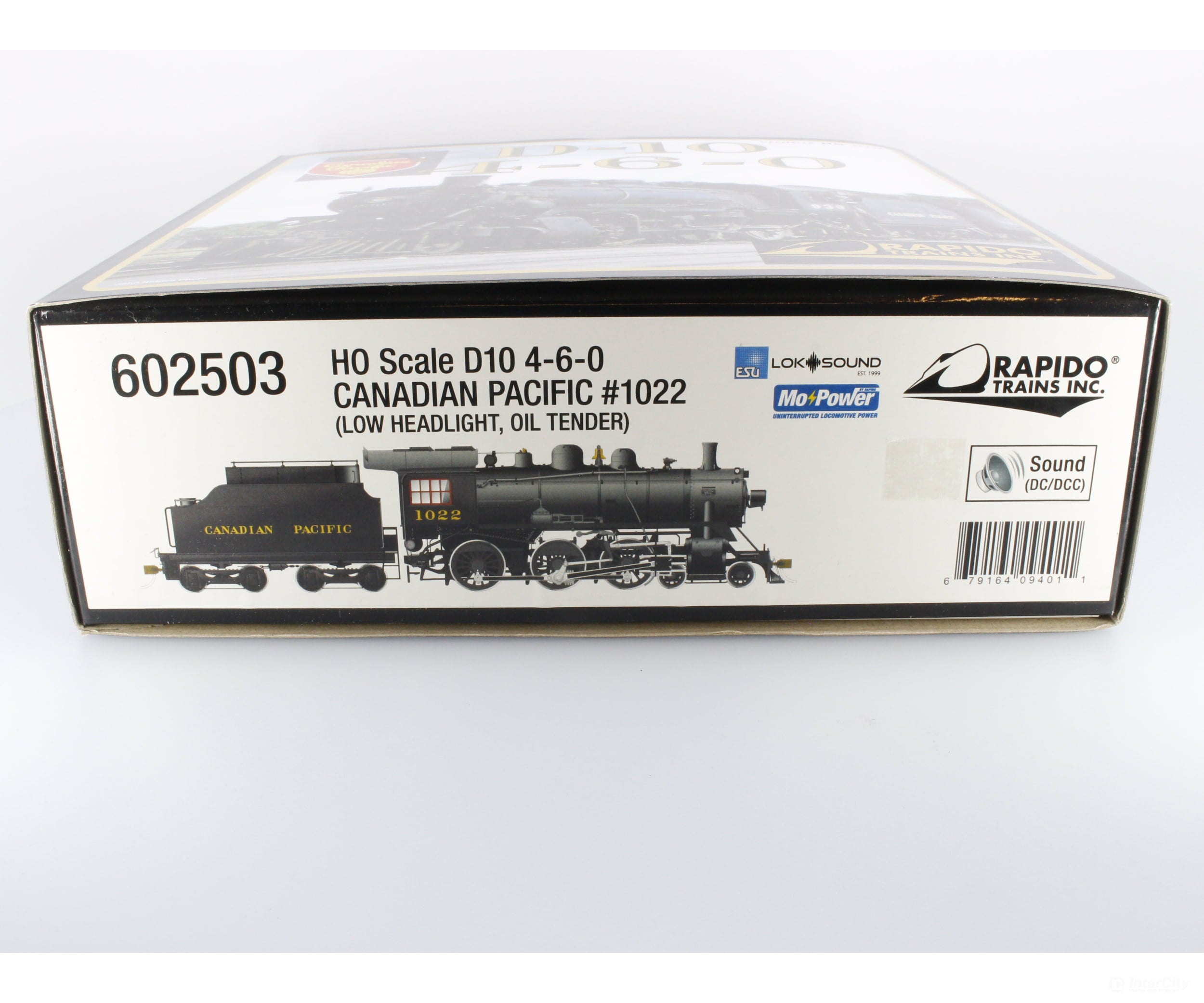 Rapido 602503 Ho Cpr 4-6-0 #1022 Canadian Pacific (Cp) 1022 Dcc & Sound Locomotives