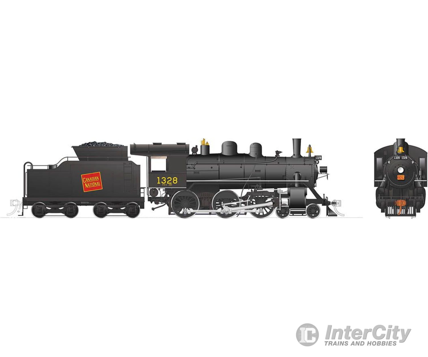 Rapido 603001 Ho Scale H-6-D (Dc/Silent): Cnr - Tilted Wafer #1328 Locomotives