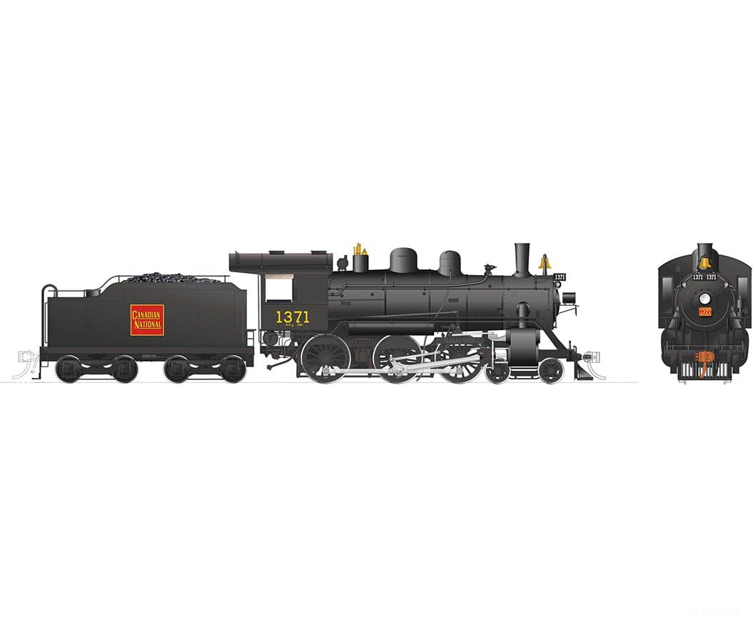 Rapido 603011 Ho Scale H-6-G (Dc/Silent): Cnr - Straight Wafer #1371 Locomotives