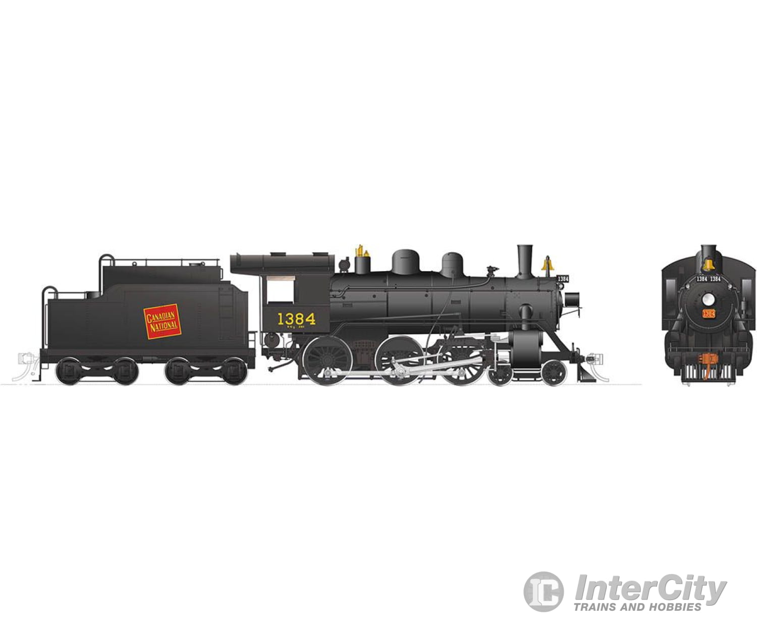 Rapido 603506 Ho Scale H-6-G (Dcc/Sound): Cnr - Tilted Wafer #1384 Locomotives