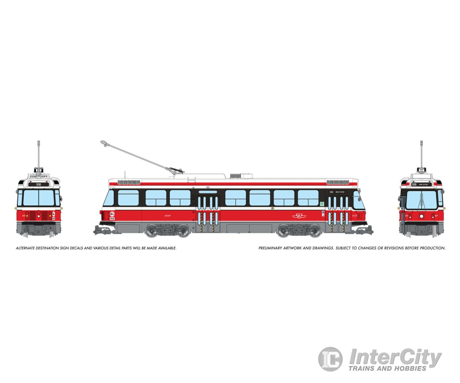 Rapido 702003 HO CLRV (DC/Silent): TTC - Early Scheme: #4029
