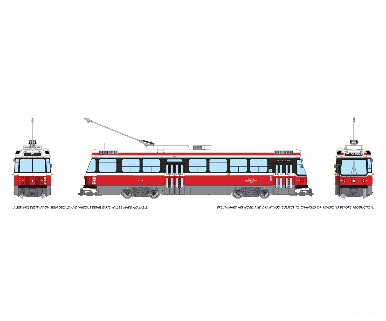 Rapido 702006 HO CLRV (DC/Silent): TTC - Early Version: #4199