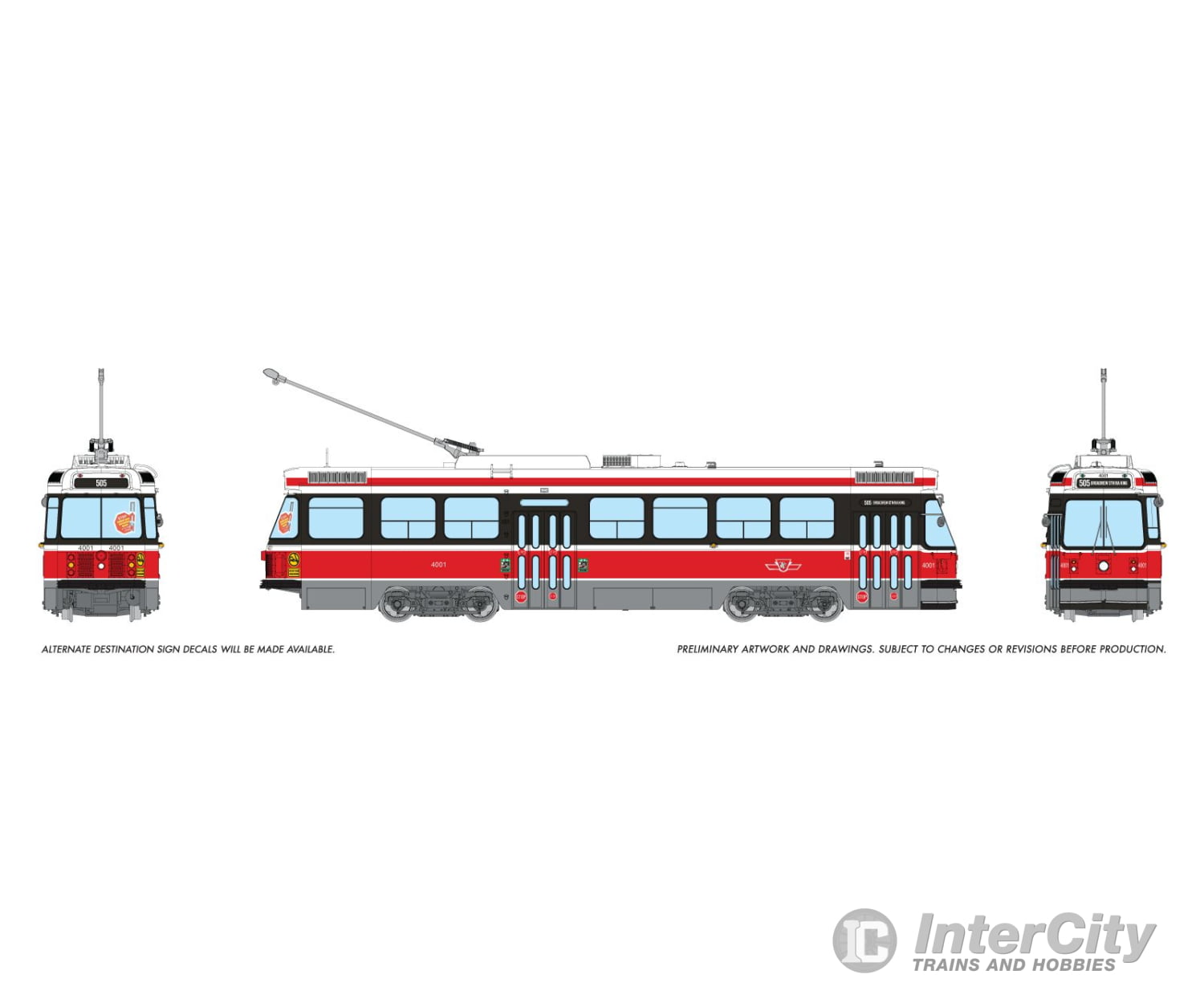 Rapido 702010 HO CLRV (DC/Silent): TTC - Late Version: #4001
