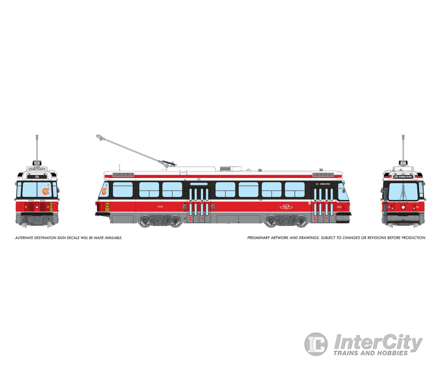 Rapido 702011 HO CLRV (DC/Silent): TTC - Late Version: #4003