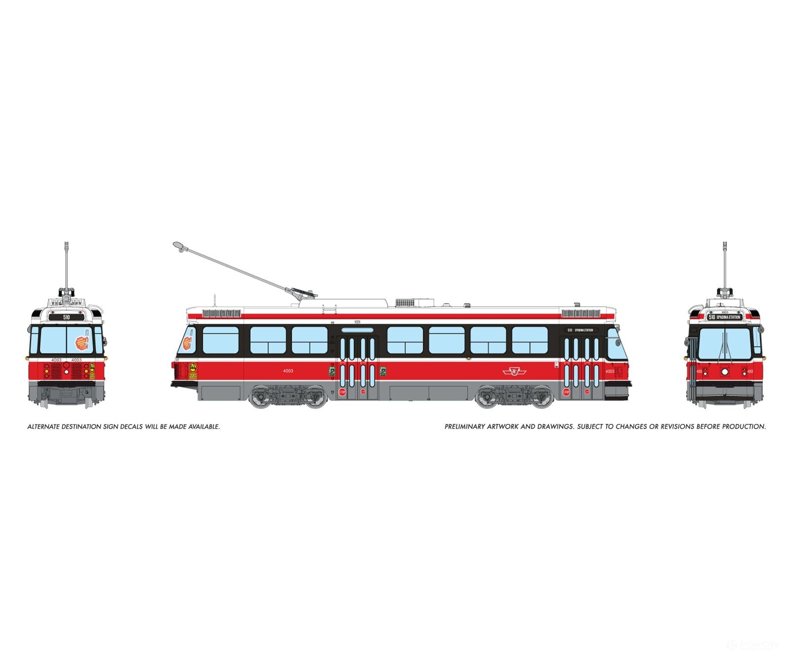 Rapido 702011 HO CLRV (DC/Silent): TTC - Late Version: #4003