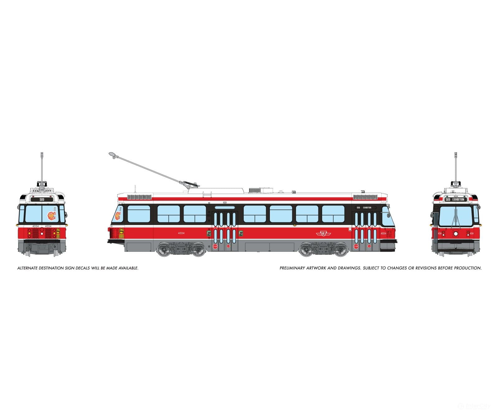 Rapido 702013 HO CLRV (DC/Silent): TTC - Late Version: #4034