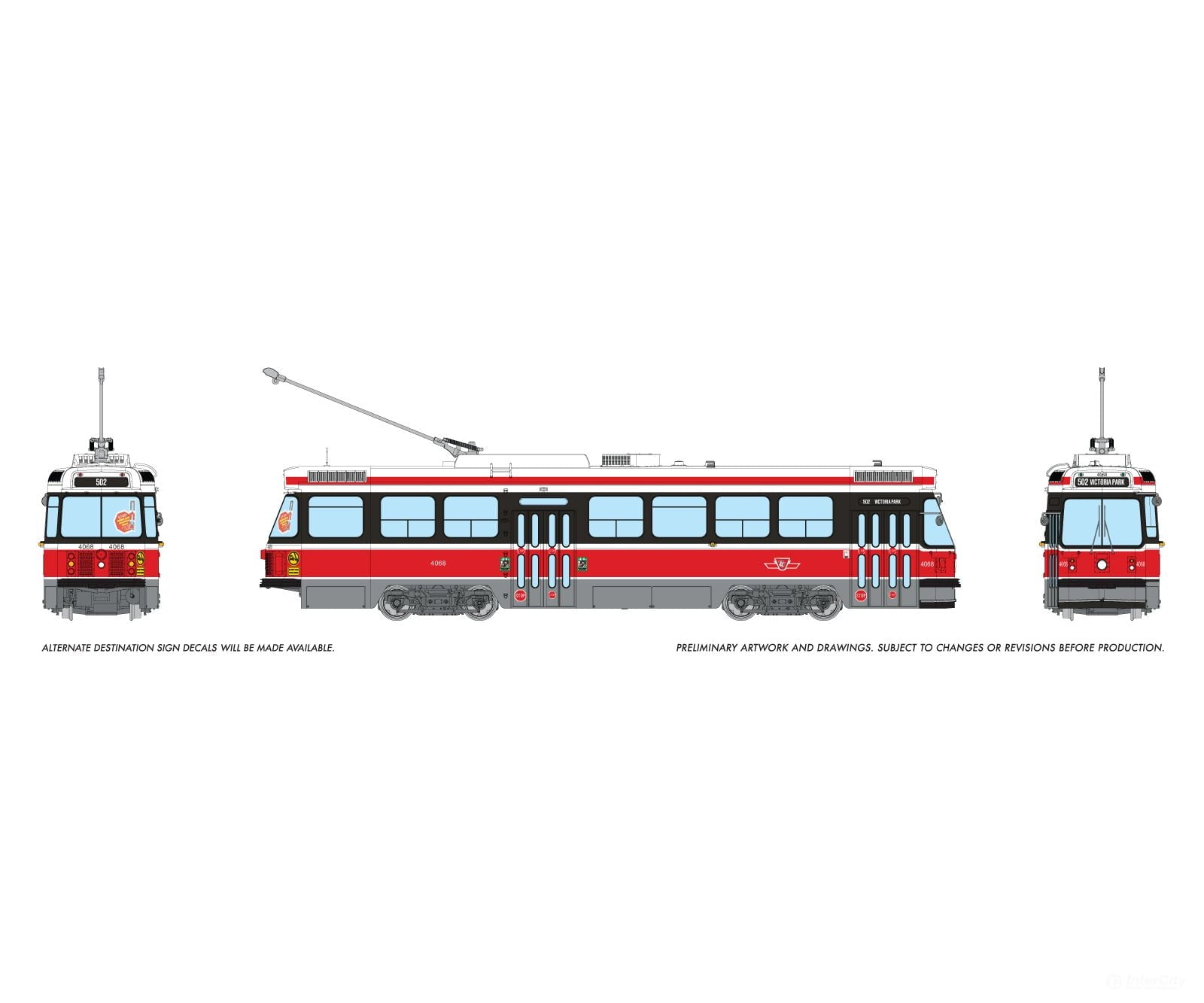 Rapido 702014 HO CLRV (DC/Silent): TTC - Late Version: #4068