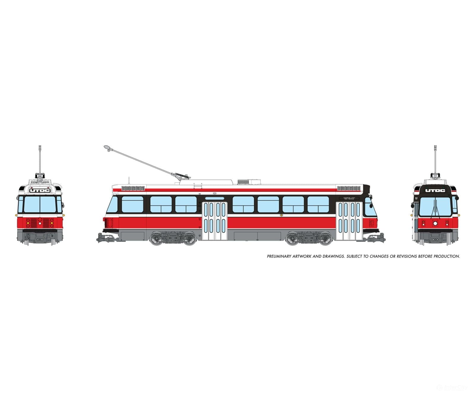 Rapido 702019 HO CLRV (DC/Silent): UTDC Demo (TTC): Unnumbered