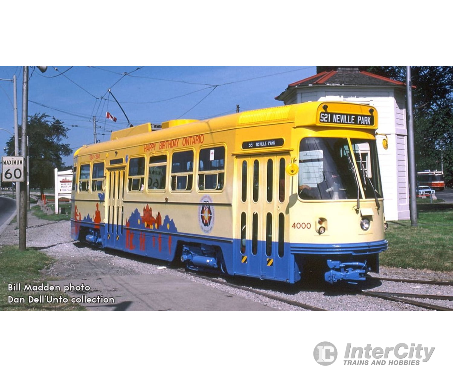 Rapido 702515 HO CLRV (DC/DCC/Sound): TTC - ’Happy Birthday Ontario’: #4000