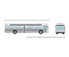 Rapido 753070 Ho 1/87 New Look Bus (Deluxe): Unlettered Transit W/ Single Door: White/Silver Cars