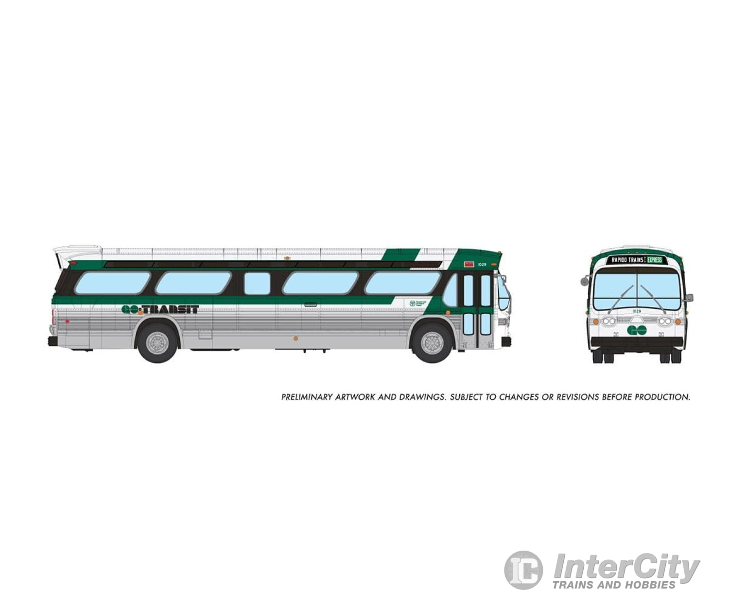 Rapido 753105 Ho 1/87 New Look Bus (Deluxe): Rapido Trains: #1029 Cars & Trucks