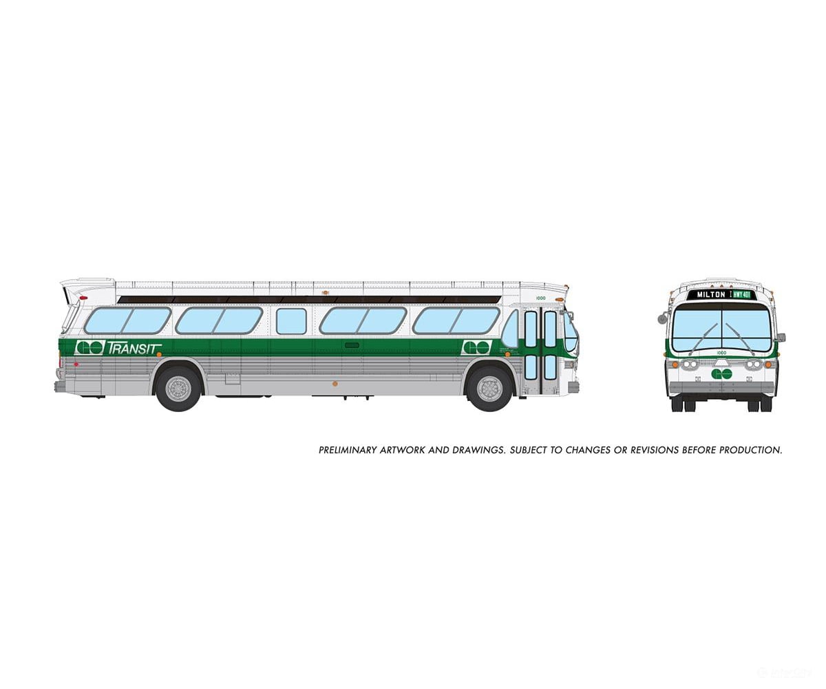 Rapido 753106 Ho 1/87 New Look Bus (Deluxe): Go Transit - Delivery: #1000 Cars & Trucks