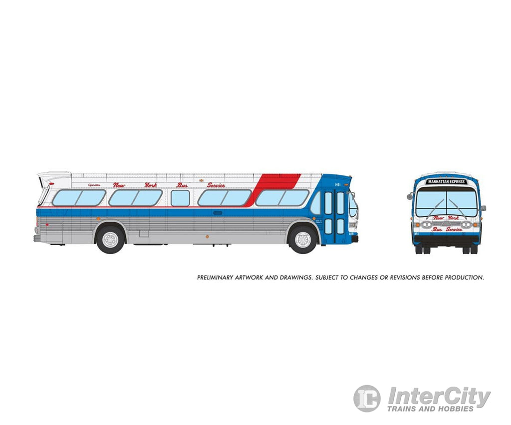 Rapido 753129 Ho 1/87 New Look Bus (Deluxe): York Service: #1491 Cars & Trucks