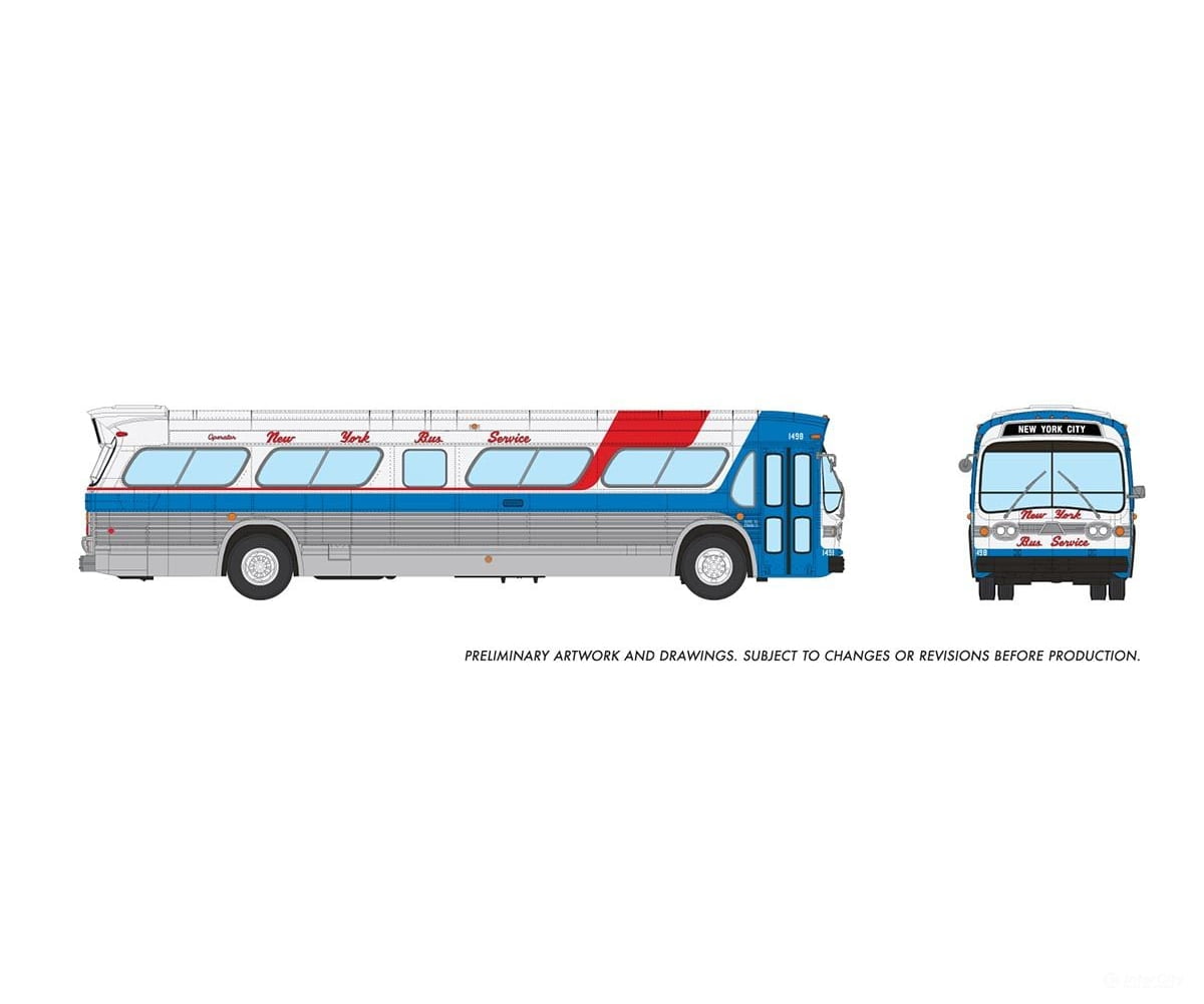 Rapido 753130 Ho 1/87 New Look Bus (Deluxe): York Service: #1498 Cars & Trucks